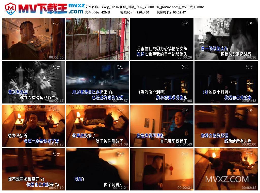 Ykey_Diesi-刺猬_国语_合唱_YF800056